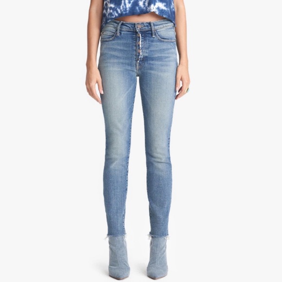 MOTHER Denim - Mother The Fly Cut Stunner Ankle Fray Jeans NWT